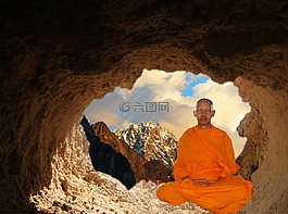 佛教,僧侶,冥想