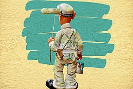 畫家,刪除,hauswand