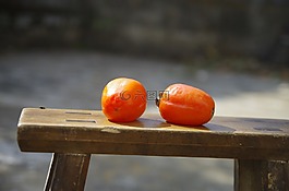 柿子,水果,户外