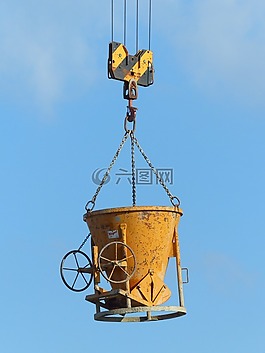 负载升降器,建设工作,起重机
