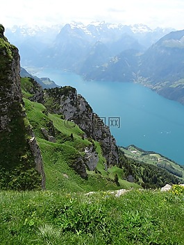 山世界,湖景,高山湖