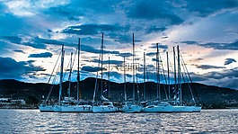 cyclades,帆船,夏天