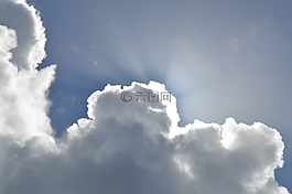 太陽,云,空氣
