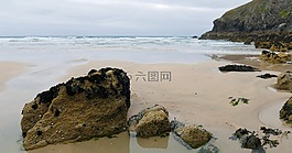 penhale砂,康沃尔郡,景观