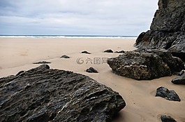 penhale砂,康沃尔郡,景观