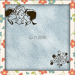 框架,剪貼簿,母親