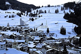 雪,冬季,山