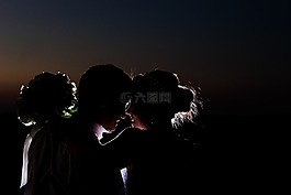 新娘,婚姻,casal