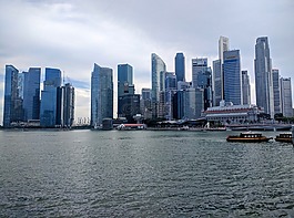 新加坡,天際線,城市