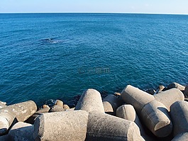 防波堤,海,天空