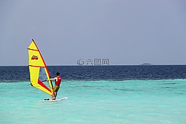 風,沖浪,沖浪的風