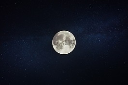 黑暗,夜,月亮