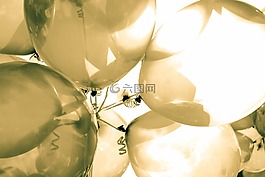 气球,清除,银