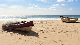 海灘,海,天空