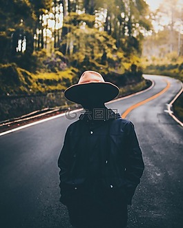 人,男子,單
