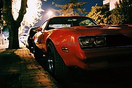 紅色,車,車輛