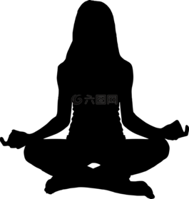 側(cè)影,瑜伽,年輕