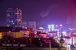 城市,市容,摩天樓