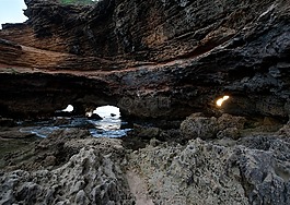 海岸線,巖,海洋