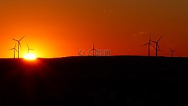 风公园,风力涡轮机,windräder