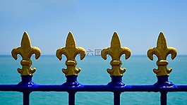 金屬,籬笆,欄桿