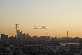 大韓民國,漢城,在晚上