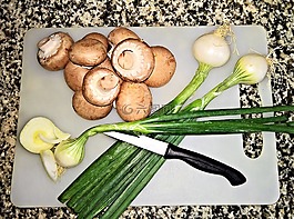 蔬菜,蘑菇,布朗