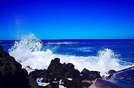 海,波,濱