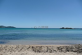 海灘,海,地中海