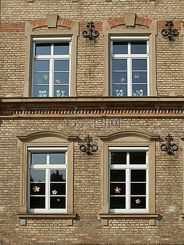 窗口,立面,goetheschule