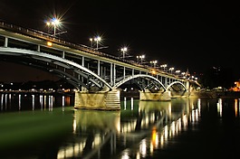 夜,橋,河
