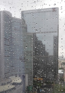 雨中的城,廣州,靜