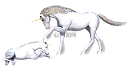 獨(dú)角獸,幻想,仙女