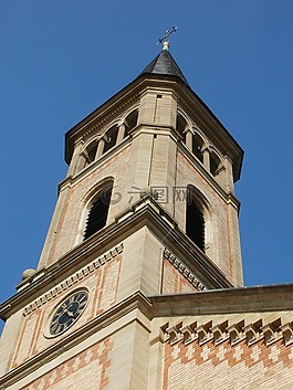 教堂,塔,st laurentius