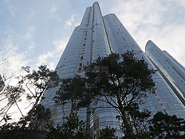 釜山,海云臺海水浴場,建筑