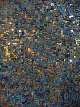 馬賽克,抽象,金