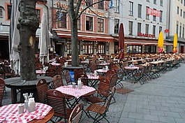 城市,街,餐廳