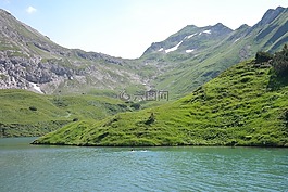 schrecksee,hochgebirgssee,阿尔高阿尔卑斯山