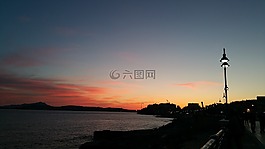 景观,天空,夜晚