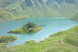 schrecksee,hochgebirgssee,阿尔高阿尔卑斯山