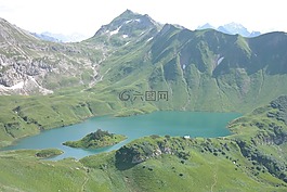 schrecksee,hochgebirgssee,阿爾高阿爾卑斯山