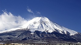 富士,山,日本