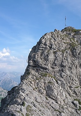 粗糙的号角,登山地点,陡
