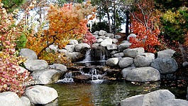 大瀑布,巖,水