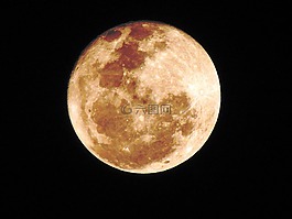 月亮,滿月,夜