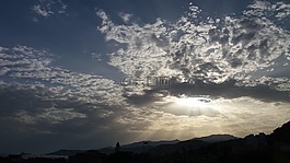 太陽,天空,日落