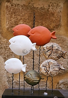 饰品,鱼,美丽