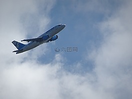 飛機(jī),啟動,云
