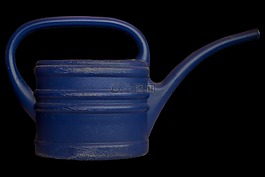 喷壶,植物护理,蓝色