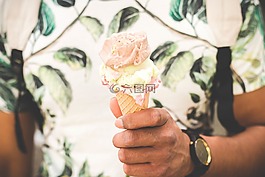 錐,食品,冰淇淋